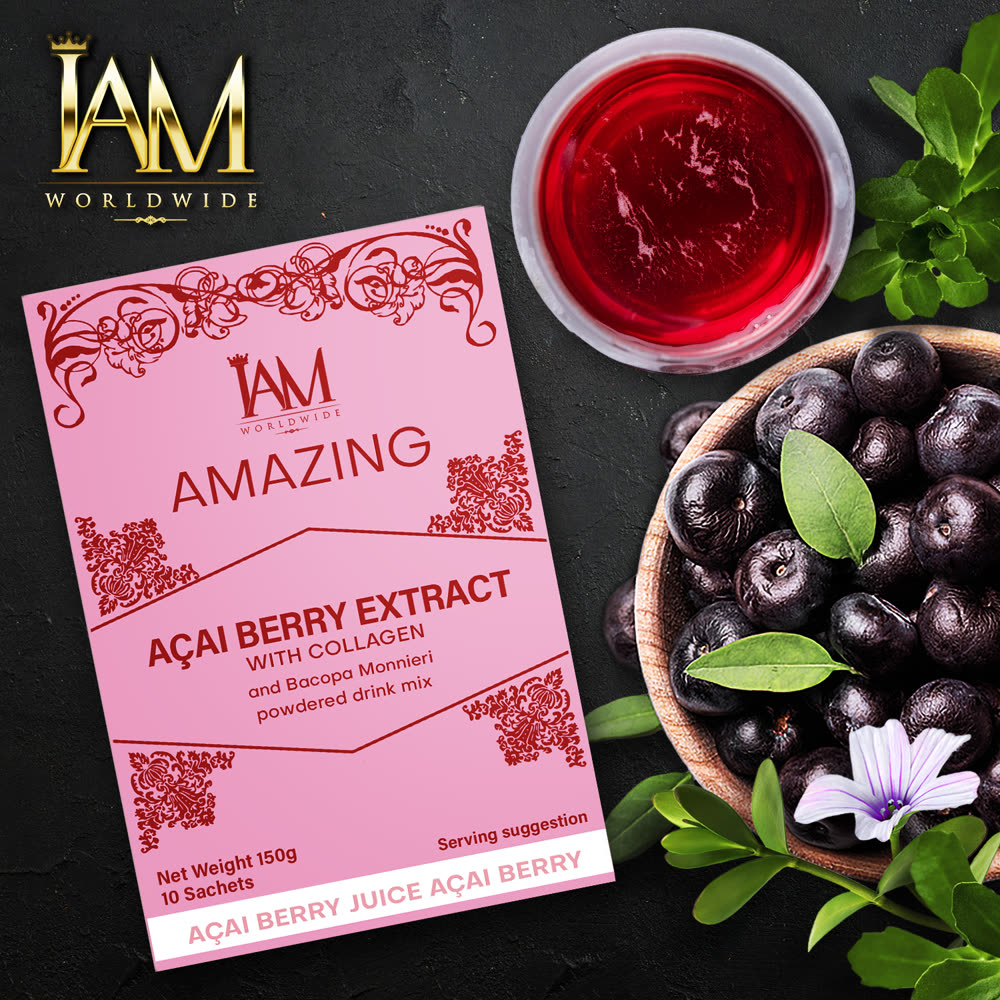 Amazing Açai Berry Extract with Collagen and Bacopa Monnieri