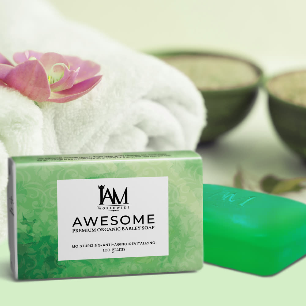 Awesome Organic Premium Barley Soap