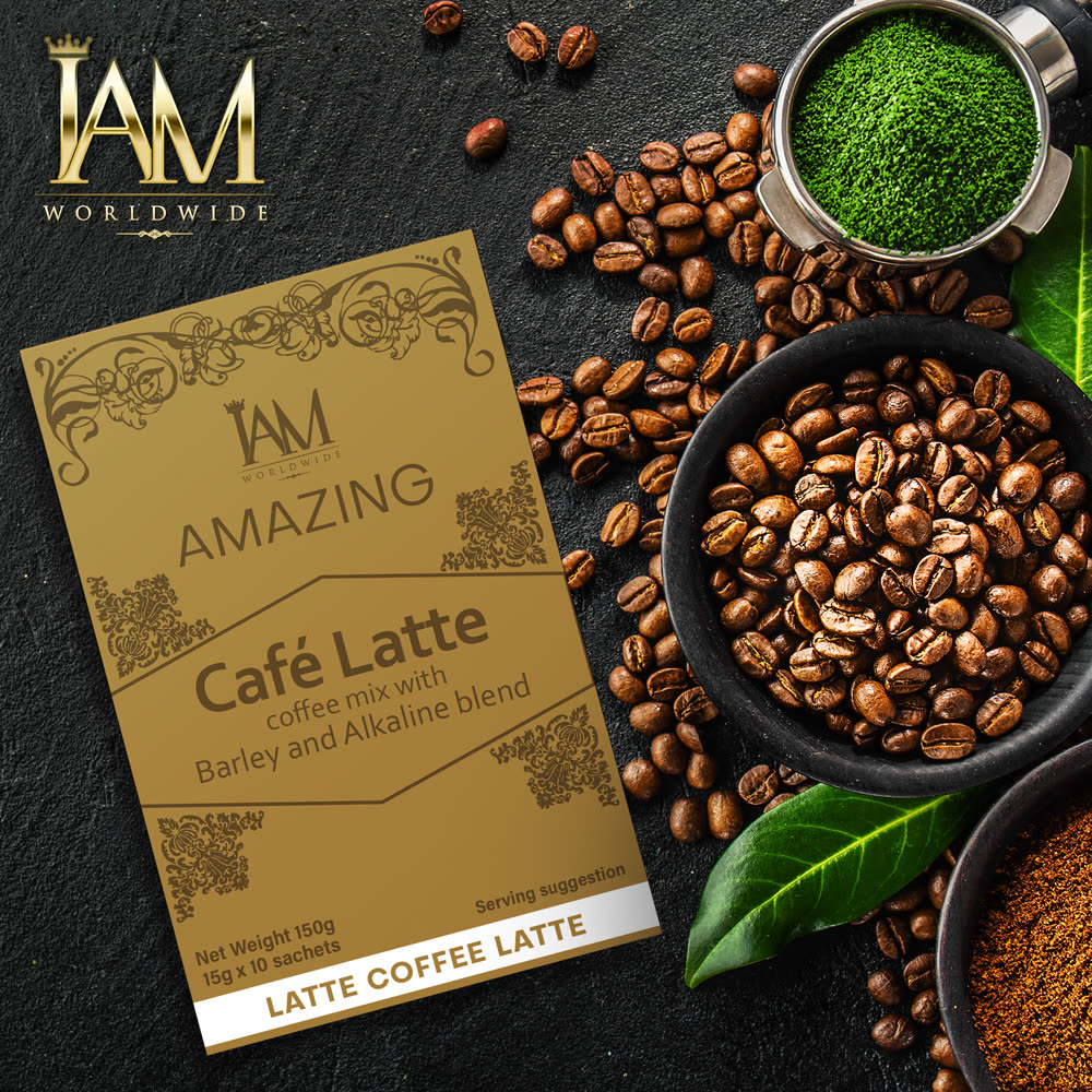 Amazing Café Latte with Barley and Alkaline