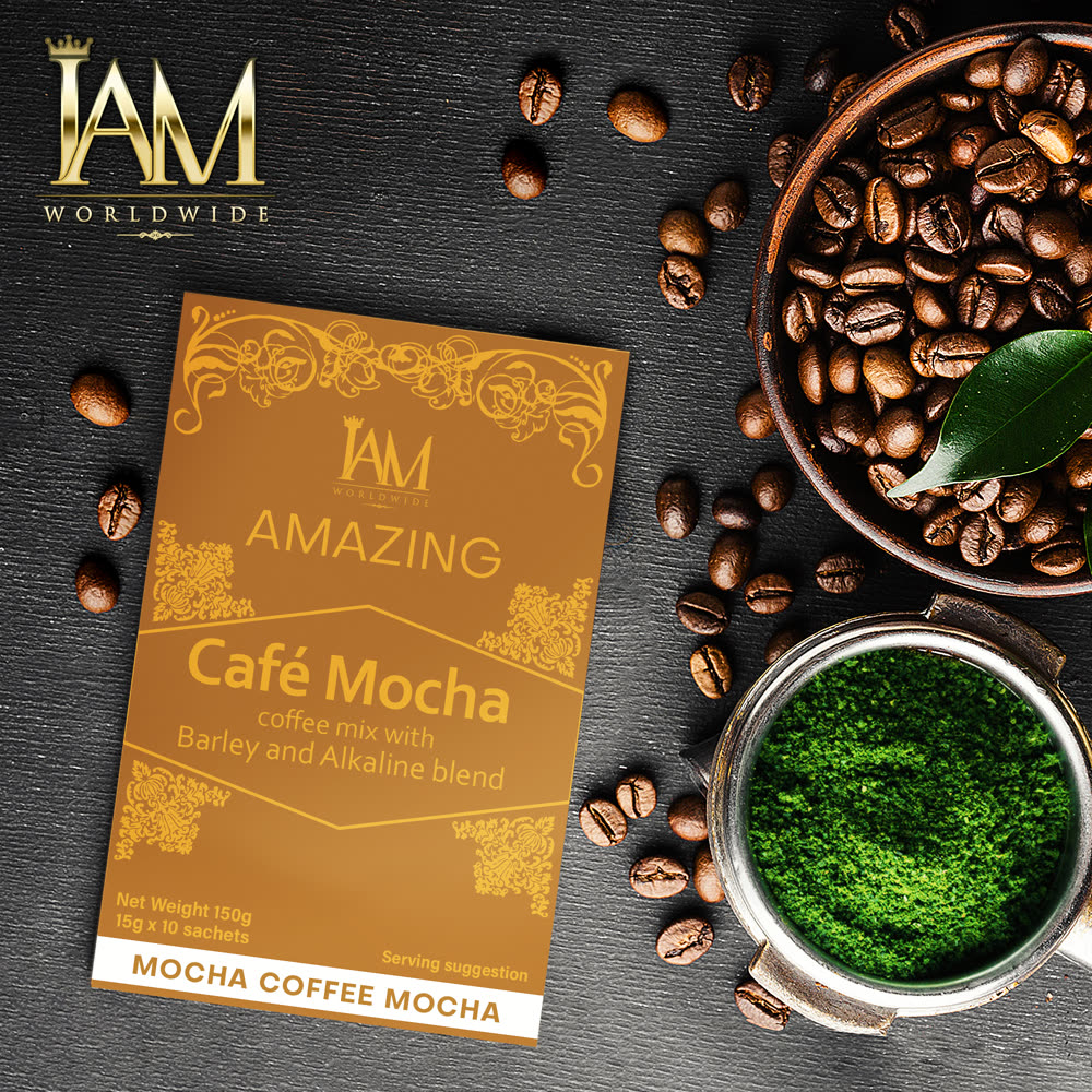 Amazing Café Mocha with Barley and Alkaline